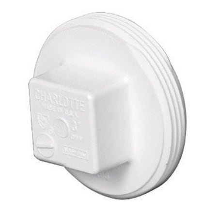 Charlotte Pipe And Foundry PVC-Dwv Cleanout Plug 4 in. 3539178